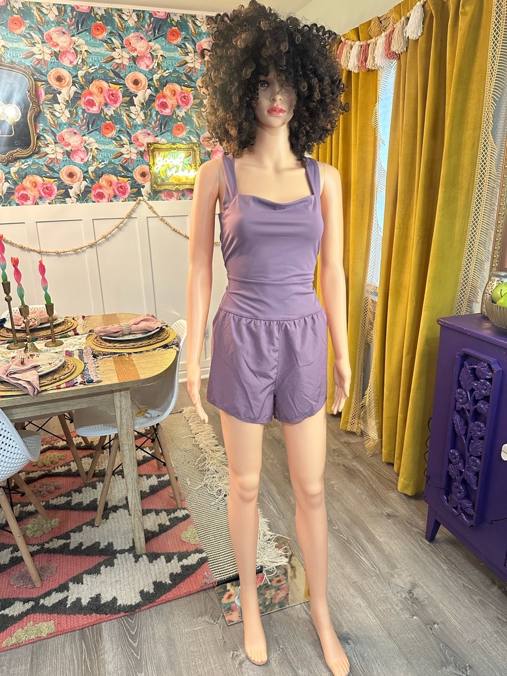 Women’s workout romper size M - NEW